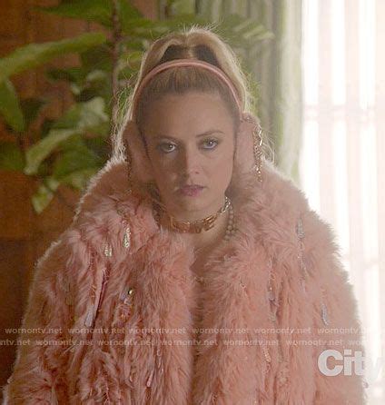 chanel black fur coat|Chanel fur coat scream queens.